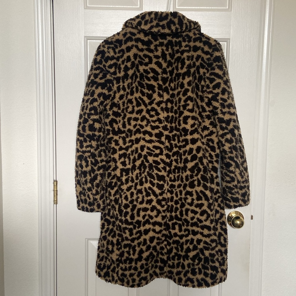 J. Crew Leopard Teddy Jacket leopard print - Picture 9 of 13